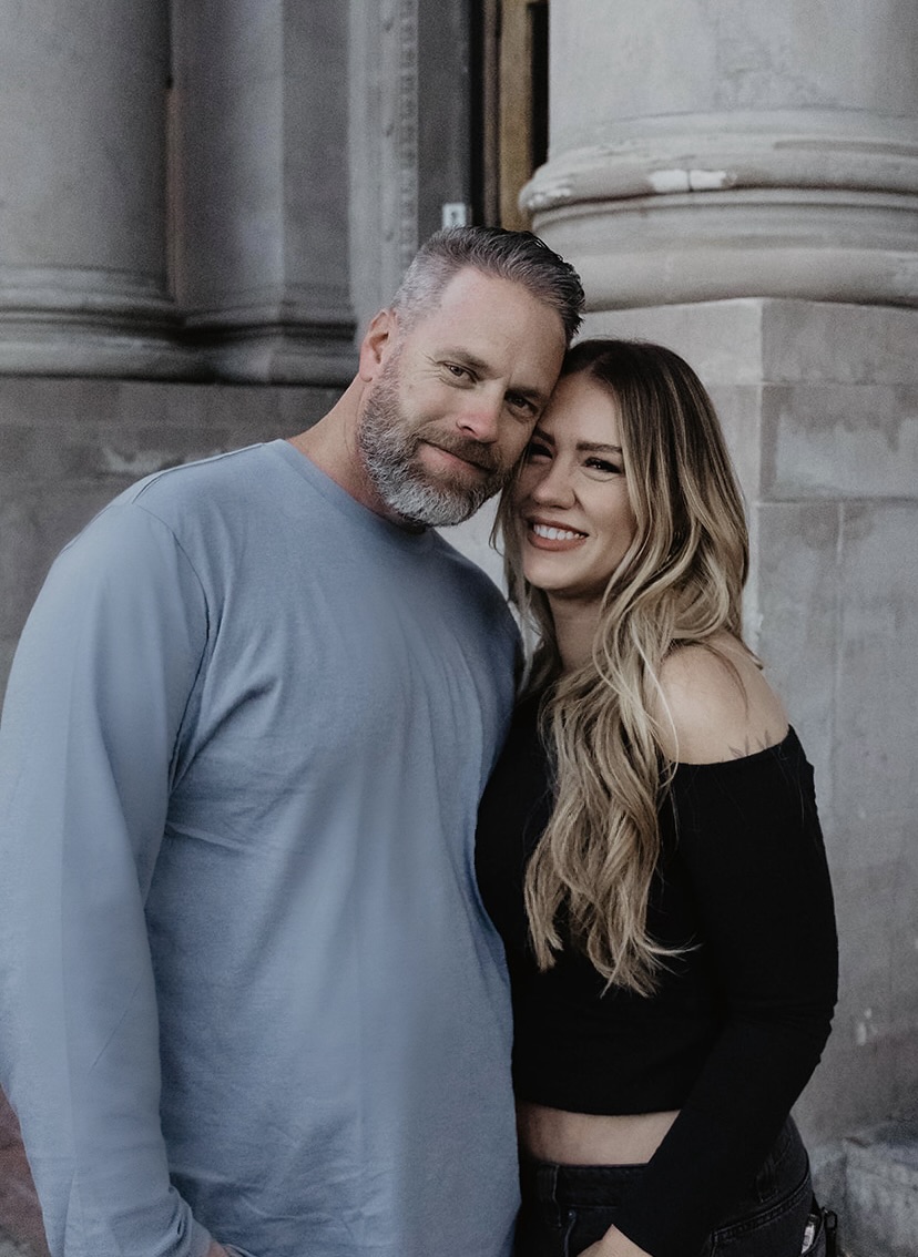 Abby and Steve Buchmiller together in Salt Lake City