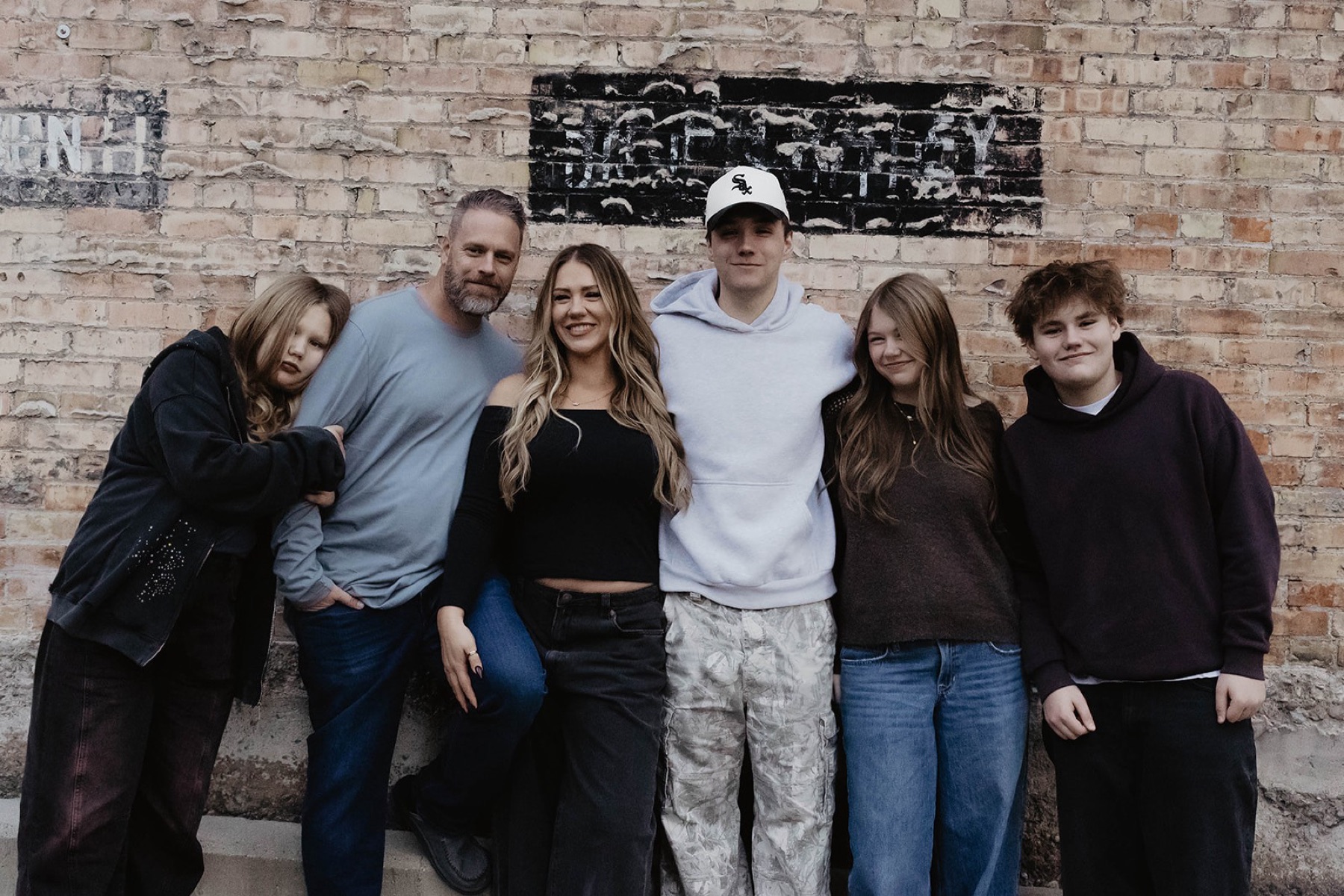 Abby and Steve Buchmiller with their kids in Salt Lake City